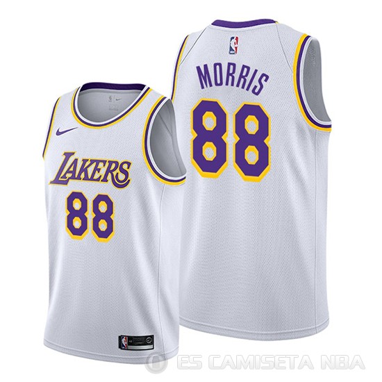 Camiseta Markieff Morris #88 Los Angeles Lakers Association 2019-20 Blanco - Haga un click en la imagen para cerrar